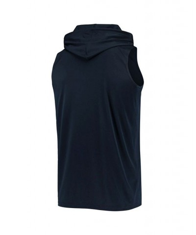 Men's Navy St. Louis Cardinals Sleeveless Pullover Hoodie $34.21 T-Shirts