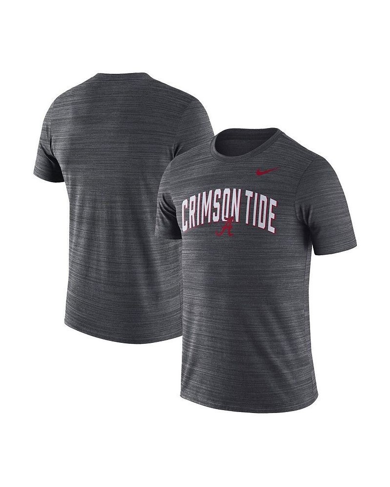 Men's Heather Black Alabama Crimson Tide 2022 Game Day Sideline Velocity Performance T-shirt $29.49 T-Shirts