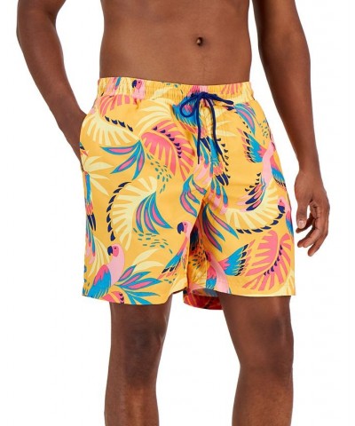 Men's Bird Swim Trunks Orange $12.00 Swimsuits