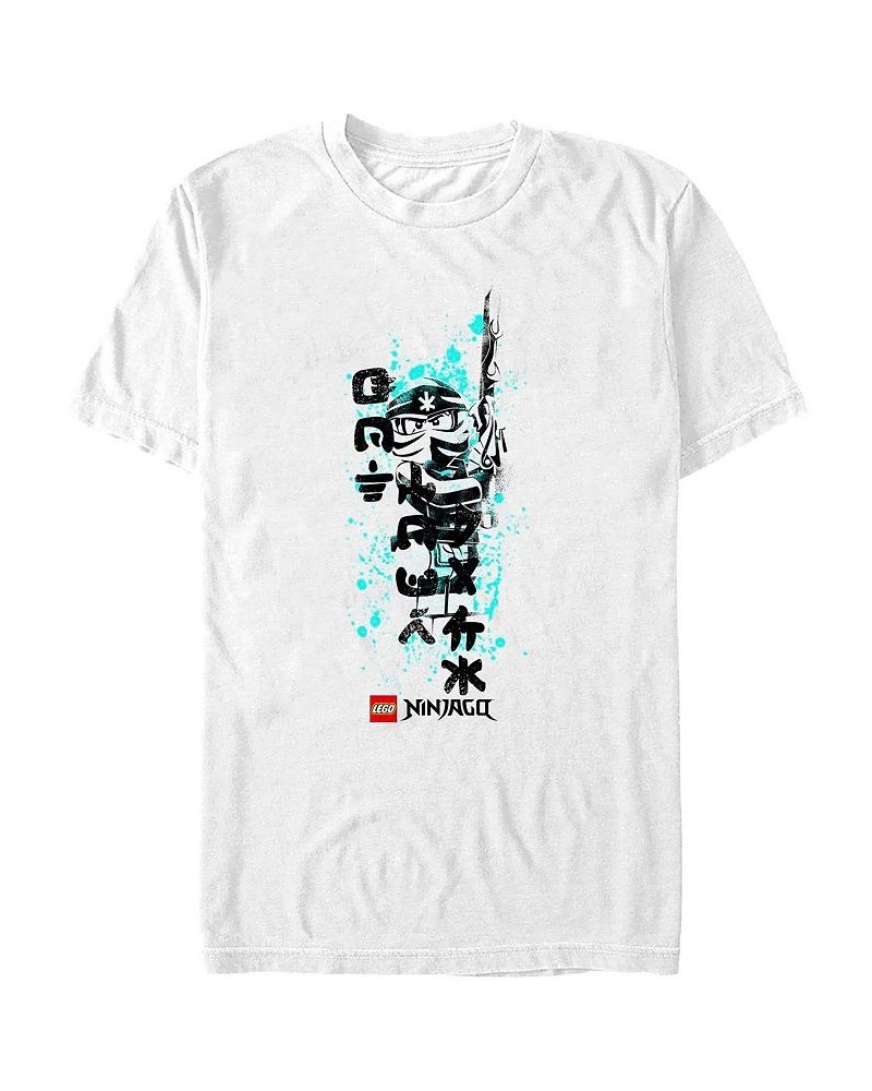 Men's Lego Ninjago Ninja Ink Short Sleeve T-shirt White $14.00 T-Shirts