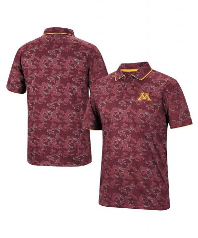 Men's Maroon Minnesota Golden Gophers Speedman Polo Shirt $23.10 Polo Shirts