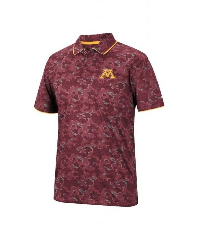 Men's Maroon Minnesota Golden Gophers Speedman Polo Shirt $23.10 Polo Shirts