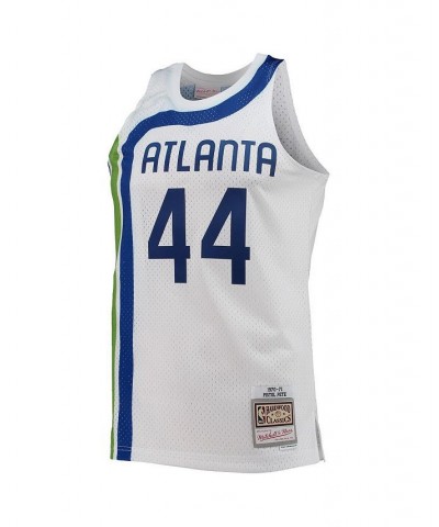 Men's Pete Maravich White Atlanta Hawks 1970-71 Hardwood Classics Swingman Jersey $49.30 Jersey