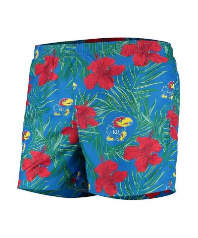 Men's Royal Kansas Jayhawks Swimming Trunks $23.77 Swimsuits