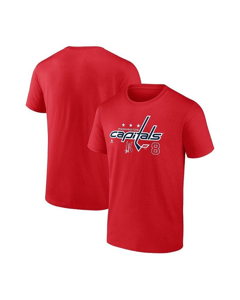 Men's Branded Alexander Ovechkin Red Washington Capitals Name and Number T-shirt $18.80 T-Shirts