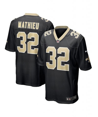 Men's Tyrann Mathieu Black New Orleans Saints Game Jersey $32.10 Jersey