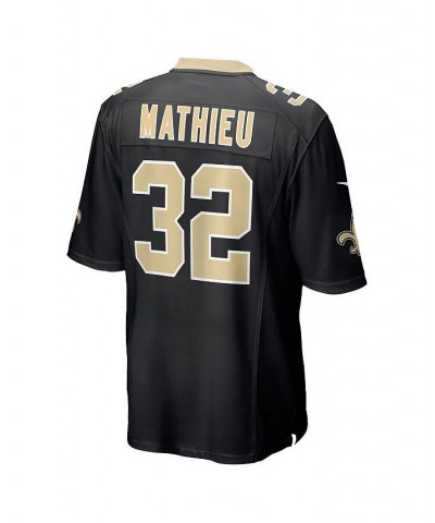 Men's Tyrann Mathieu Black New Orleans Saints Game Jersey $32.10 Jersey