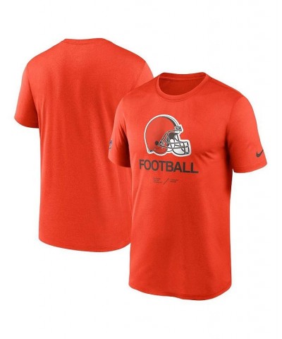 Men's Orange Cleveland Browns Infographic Performance T-shirt $24.00 T-Shirts