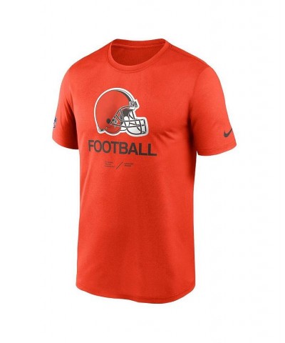 Men's Orange Cleveland Browns Infographic Performance T-shirt $24.00 T-Shirts