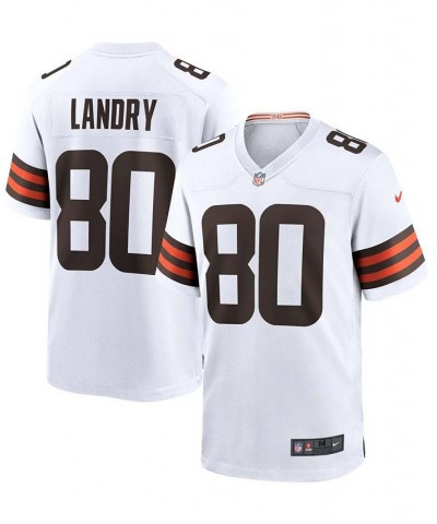 Men's Jarvis Landry White Cleveland Browns Game Jersey $63.00 Jersey