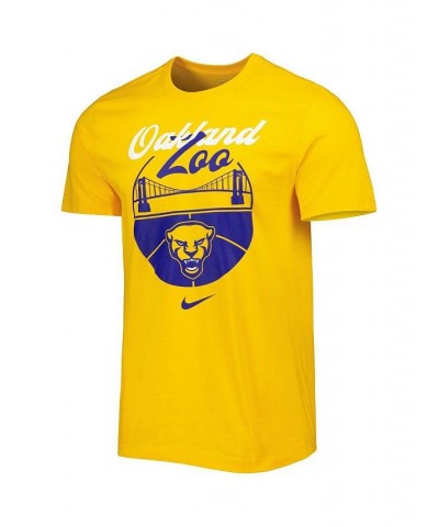 Men's Gold Pitt Panthers Basketball Student Section T-shirt $21.59 T-Shirts