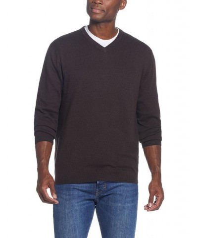 Men's Cotton Cashmere V-Neck Sweater PD01 $15.89 Sweaters