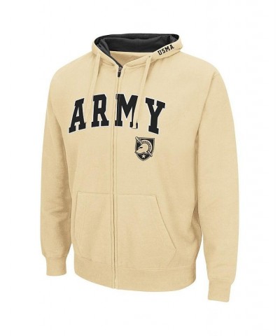 Men's Gold Army Black Knights Arch and Logo 3.0 Full-Zip Hoodie $30.00 Sweatshirt