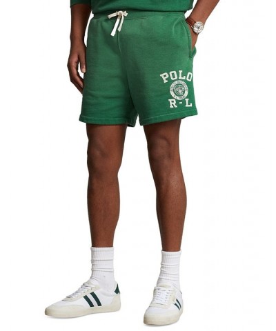 Men's 6-1/2-Inch Logo Fleece Shorts Green $56.70 Shorts