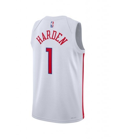 Men's and Women's James Harden White Philadelphia 76ers 2022/23 City Edition Swingman Jersey $61.10 Jersey