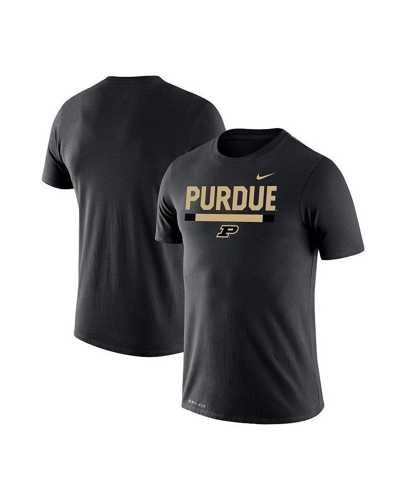 Men's Black Purdue Boilermakers Team DNA Legend Performance T-shirt $24.50 T-Shirts