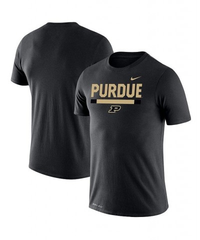 Men's Black Purdue Boilermakers Team DNA Legend Performance T-shirt $24.50 T-Shirts