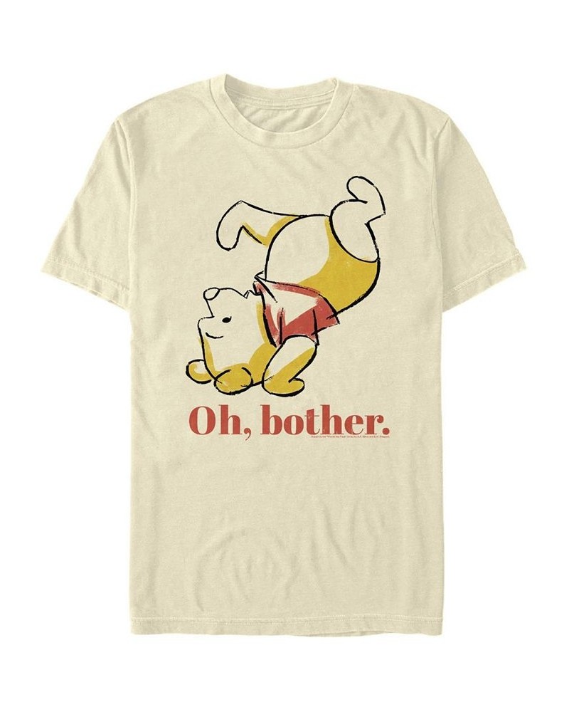 Men's Oh Bother Bear Short Sleeve Crew T-shirt Tan/Beige $18.89 T-Shirts