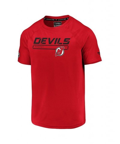 Men's Branded Red New Jersey Devils AP Rink T-shirt $18.06 T-Shirts