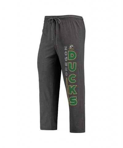 Men's Heathered Charcoal, Green Oregon Ducks Meter T-shirt and Pants Sleep Set $28.70 Pajama