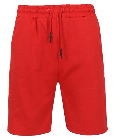 Men's Tech Fleece Jogger Sweat Lounge Shorts Red $17.94 Shorts