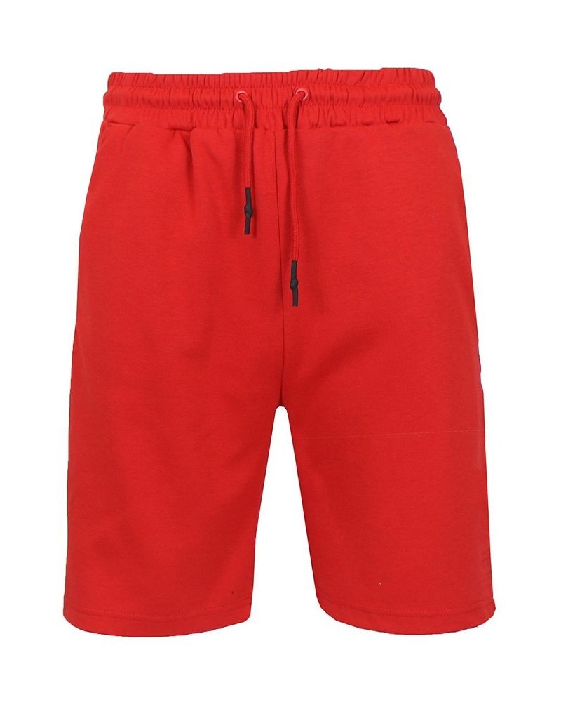 Men's Tech Fleece Jogger Sweat Lounge Shorts Red $17.94 Shorts