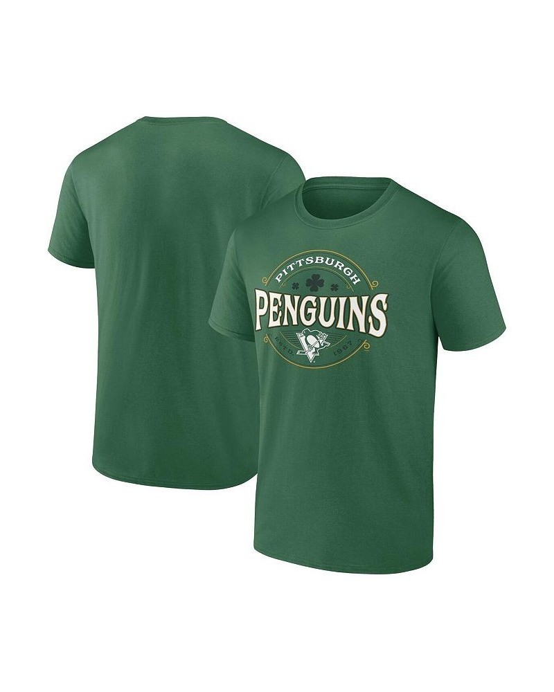 Men's Branded Kelly Green Pittsburgh Penguins St. Patrick's Day Celtic T-shirt $17.60 T-Shirts