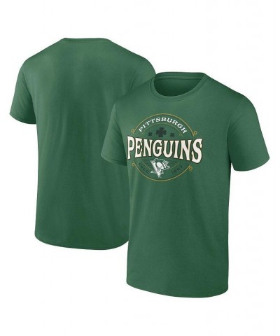 Men's Branded Kelly Green Pittsburgh Penguins St. Patrick's Day Celtic T-shirt $17.60 T-Shirts