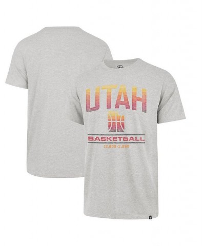 Men's '47 Gray Utah Jazz 2021/22 City Edition Elements Franklin T-shirt $16.00 T-Shirts