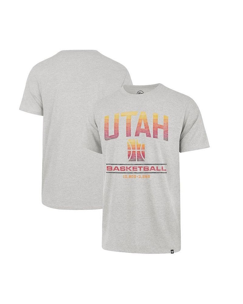 Men's '47 Gray Utah Jazz 2021/22 City Edition Elements Franklin T-shirt $16.00 T-Shirts