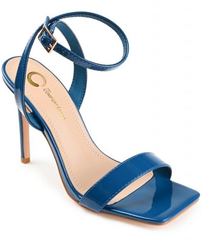 Women's Dorian Stiletto Sandals Blue $43.00 Shoes