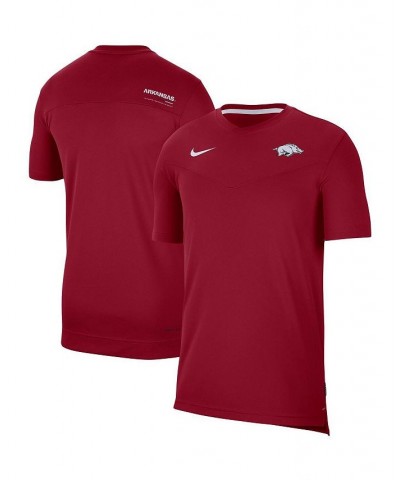 Men's Cardinal Arkansas Razorbacks 2022 Coaches UV Performance T-shirt $25.80 T-Shirts