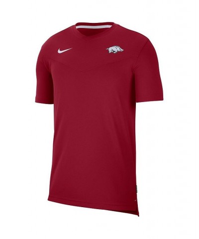 Men's Cardinal Arkansas Razorbacks 2022 Coaches UV Performance T-shirt $25.80 T-Shirts