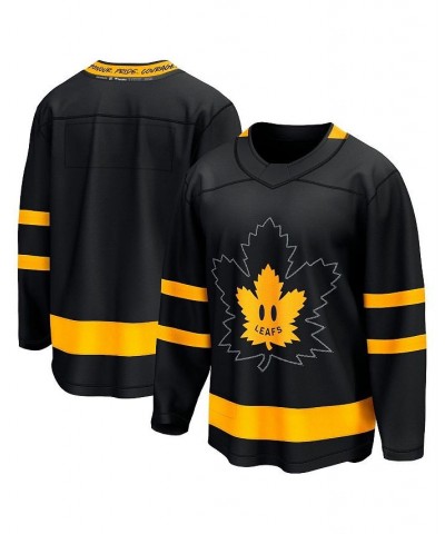 Men's Branded Mitchell Marner Black Toronto Maple Leafs Alternate Premier Breakaway Reversible Player Jersey $61.05 Jersey