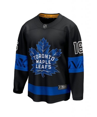 Men's Branded Mitchell Marner Black Toronto Maple Leafs Alternate Premier Breakaway Reversible Player Jersey $61.05 Jersey