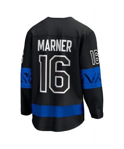 Men's Branded Mitchell Marner Black Toronto Maple Leafs Alternate Premier Breakaway Reversible Player Jersey $61.05 Jersey