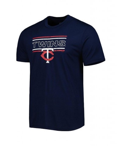 Men's Navy, Red Minnesota Twins Badge T-shirt and Pants Sleep Set $29.40 T-Shirts