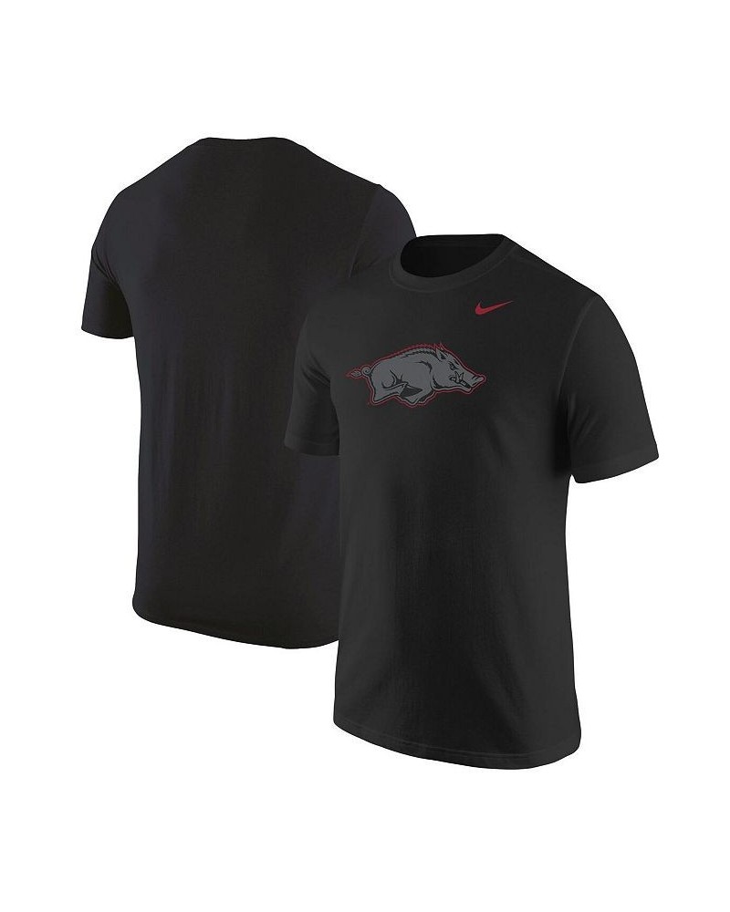 Men's Black Arkansas Razorbacks Logo Color Pop T-shirt $24.29 T-Shirts