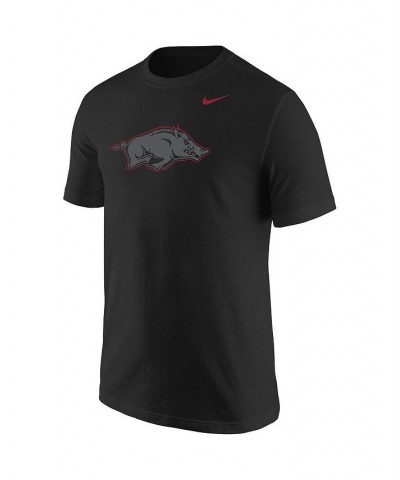 Men's Black Arkansas Razorbacks Logo Color Pop T-shirt $24.29 T-Shirts