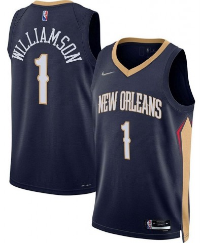 Men's Zion Williamson Navy New Orleans Pelicans 2021, 22 Diamond Swingman Jersey - Icon Edition $40.66 Jersey