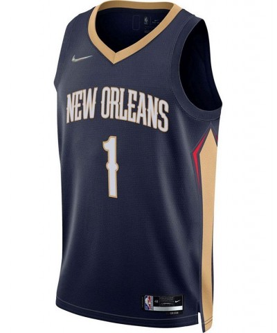 Men's Zion Williamson Navy New Orleans Pelicans 2021, 22 Diamond Swingman Jersey - Icon Edition $40.66 Jersey