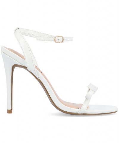 Women's Elvina Bow Stilettos White $41.80 Shoes