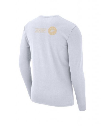 Men's White Purdue Boilermakers Basketball Arena Long Sleeve T-shirt $25.64 T-Shirts