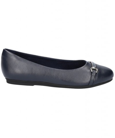 Women's Asher Flats Blue $31.50 Shoes