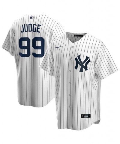 Men's Aaron Judge White New York Yankees Home Replica Player Name Jersey $58.00 Jersey