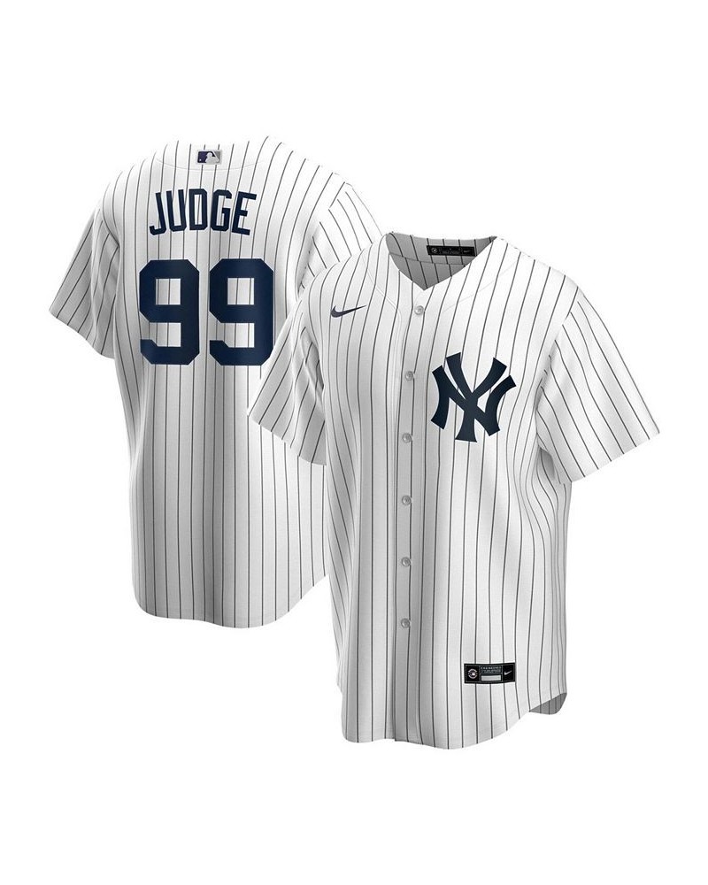 Men's Aaron Judge White New York Yankees Home Replica Player Name Jersey $58.00 Jersey