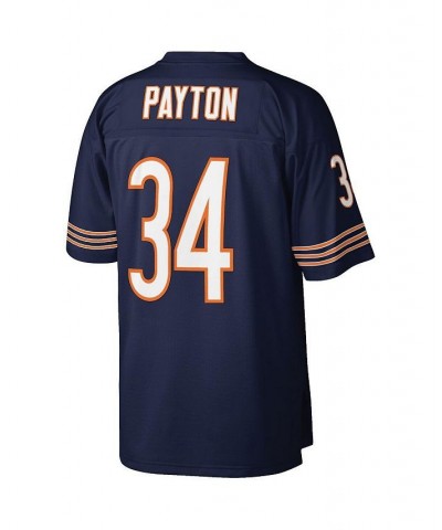 Men's Walter Payton Navy Chicago Bears Big and Tall 1985 Retired Player Replica Jersey $83.30 Jersey