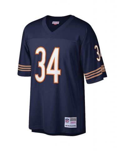 Men's Walter Payton Navy Chicago Bears Big and Tall 1985 Retired Player Replica Jersey $83.30 Jersey