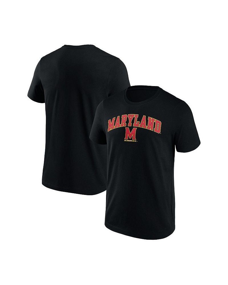 Men's Branded Black Maryland Terrapins Campus 2.0 T-shirt $17.39 T-Shirts