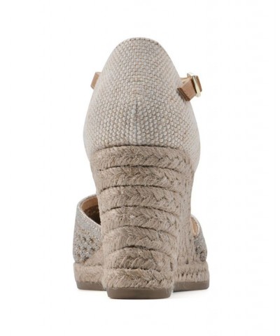 Women's Maven Espadrille Wedges Yellow $41.83 Shoes